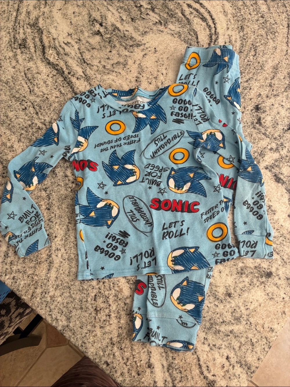 Sonic The Hedgehog Pajama Set l 4T